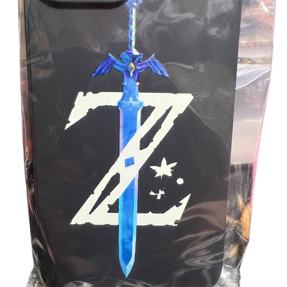 The Legend of Zelda iPhone 13 Pro Max Case Master Sword Design Black